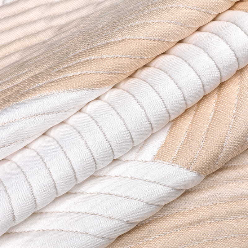 Мягкая и красивая двухсторонняя вязаная матрасная ткань из полиэстера