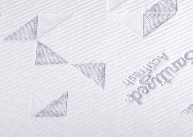 Дамасская ткань для матрасов придает кровати элегантную прочность